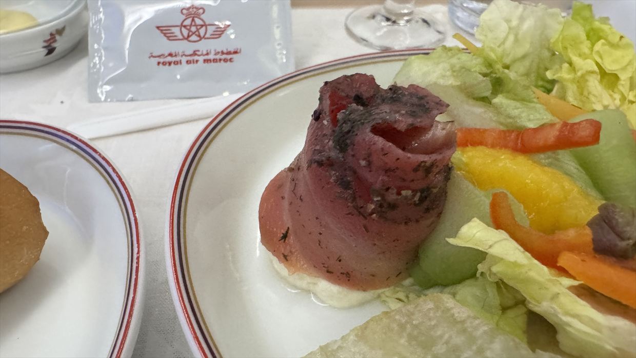 【機内食レポ】カサブランカ～ニューヨーク AT200便 ビジネスクラス 1 25年03月14日