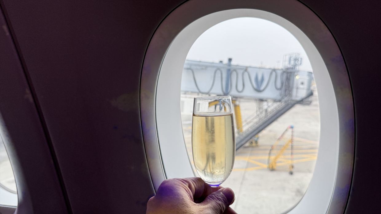 【フライトの様子】JAL5 ニューヨーク~羽田 16Mar25 JALフラグシップ機 A350-1000 ★ファーストクラス★