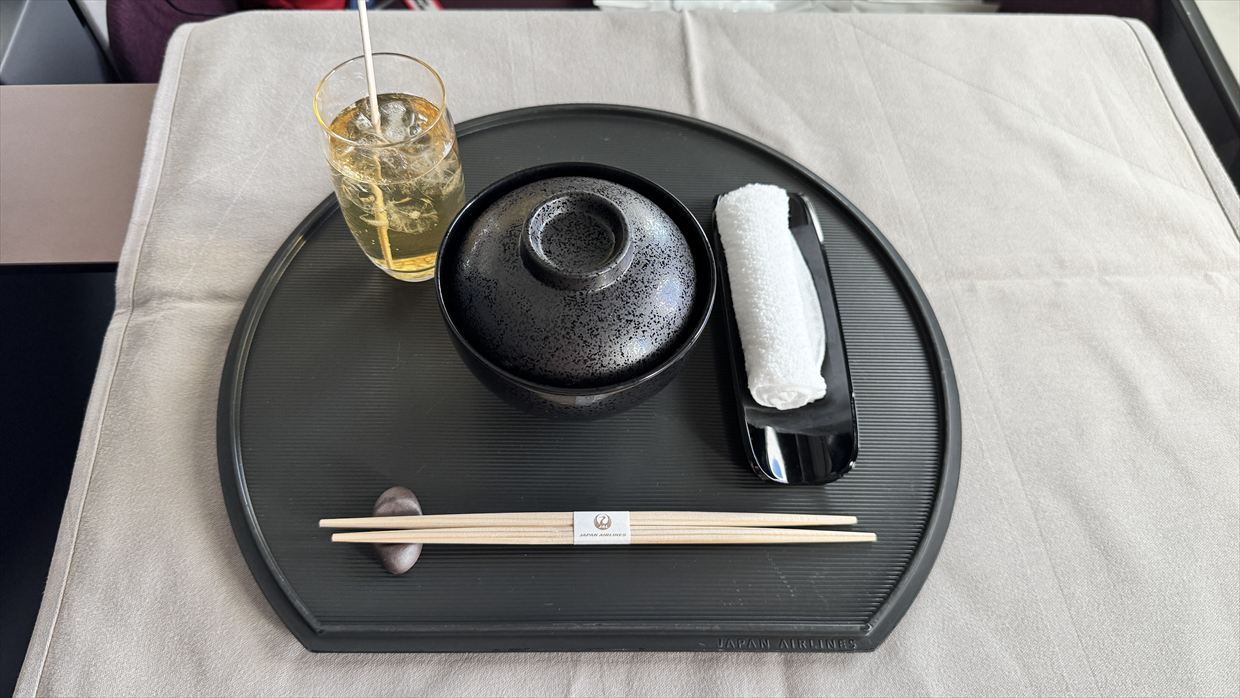 【機内食レポ】JAL5便 ニューヨーク～羽田 ファーストクラス アラカルト2 25年03月