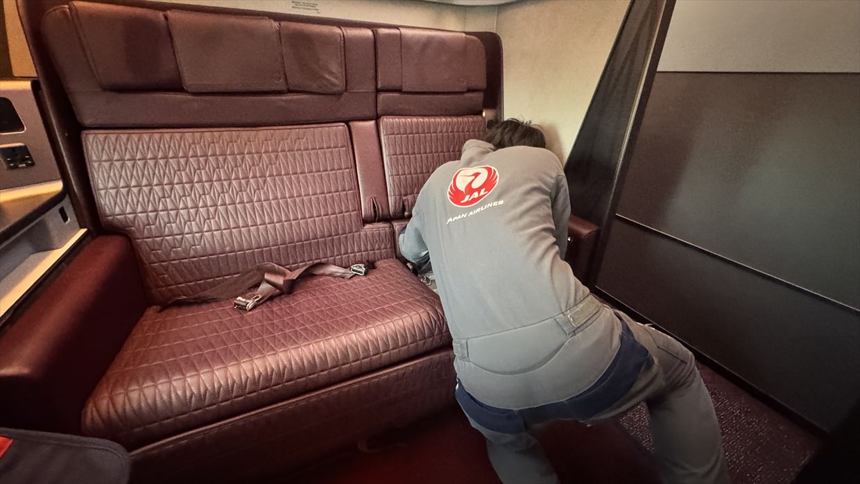 【フライトの様子】JAL5 ニューヨーク~羽田 16Mar25 JALフラグシップ機 A350-1000 ★ファーストクラス★