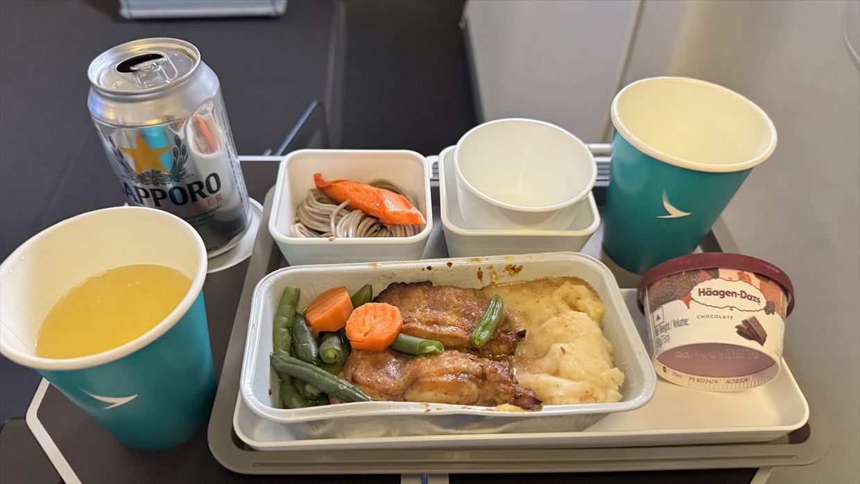 【フライト&機内食レポ】中部~台北 CX531便 エコノミークラス 25年04月