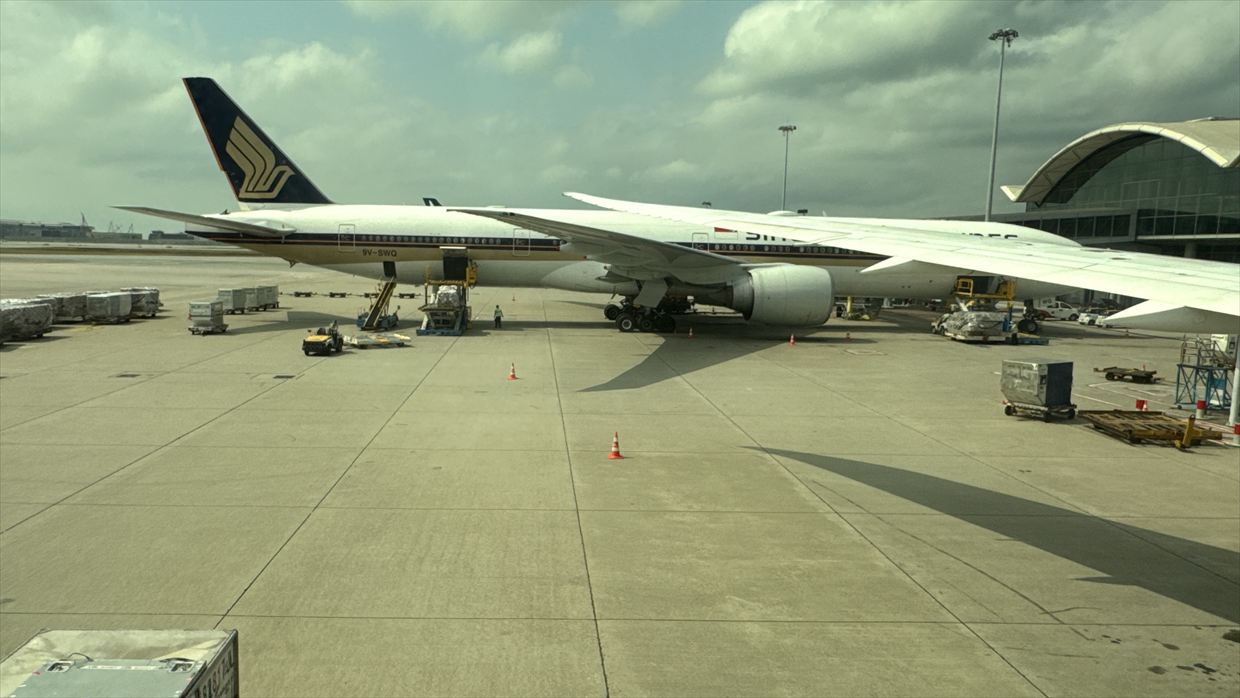 【フライトの様子】JAL26 香港～羽田 Apr25 B787-900型機 普通席