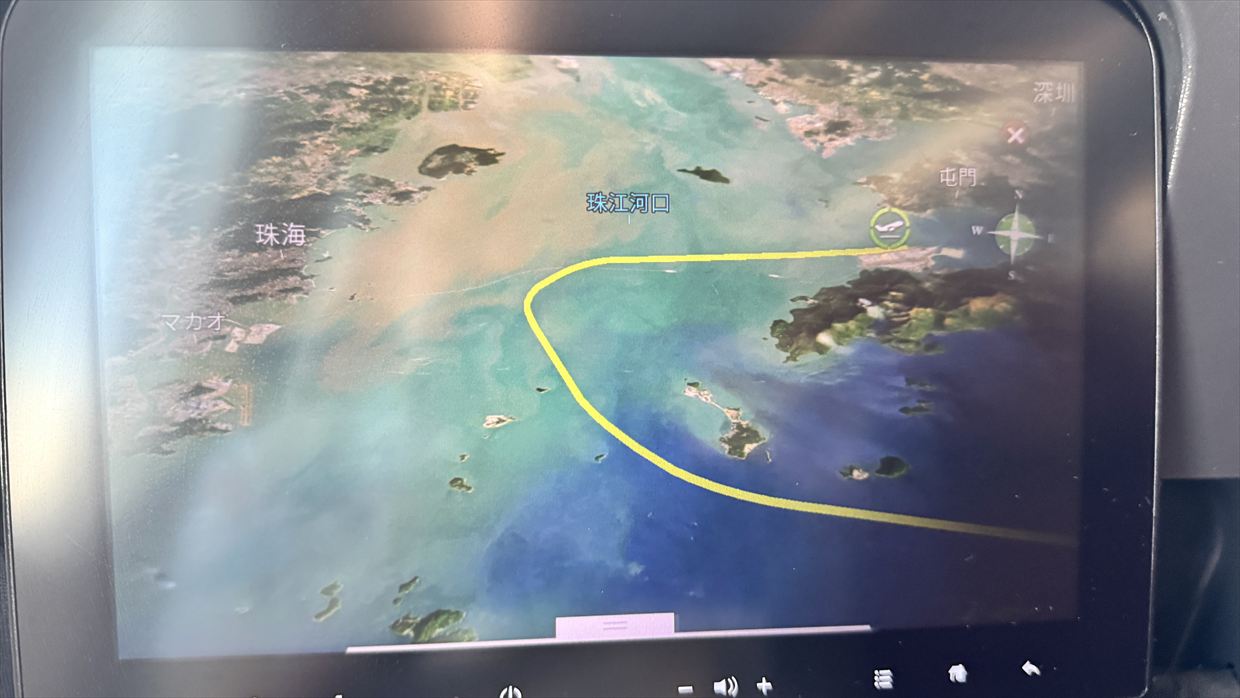 【フライトの様子】JAL26 香港～羽田 Apr25 B787-900型機 普通席