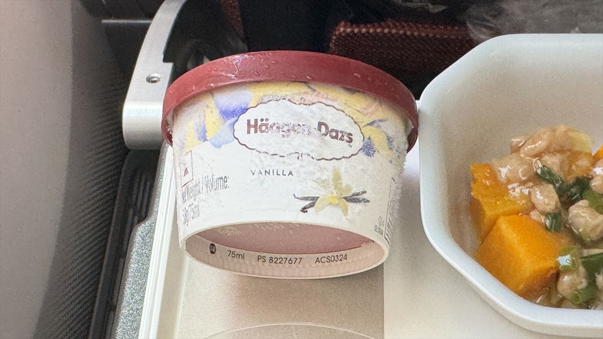 【機内食レポ】香港~那覇 JAL26便 エコノミークラス 25年04月