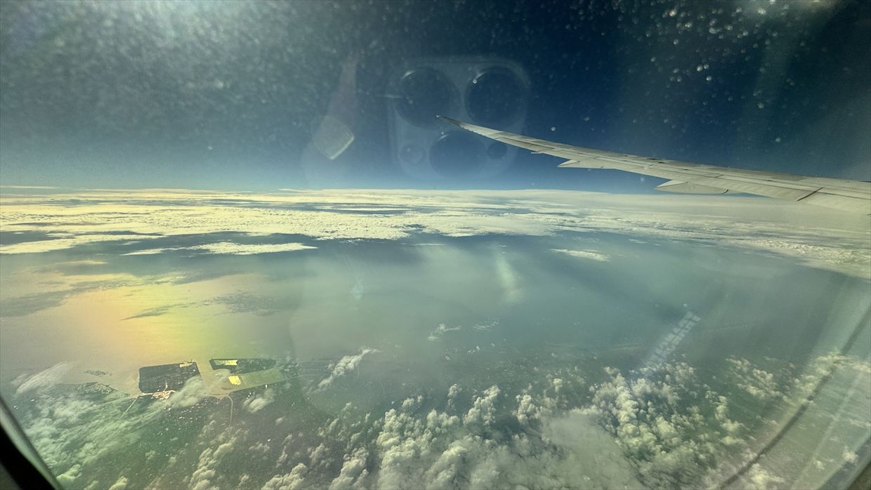 【フライトの様子】JAL26 香港～羽田 Apr25 B787-900型機 普通席