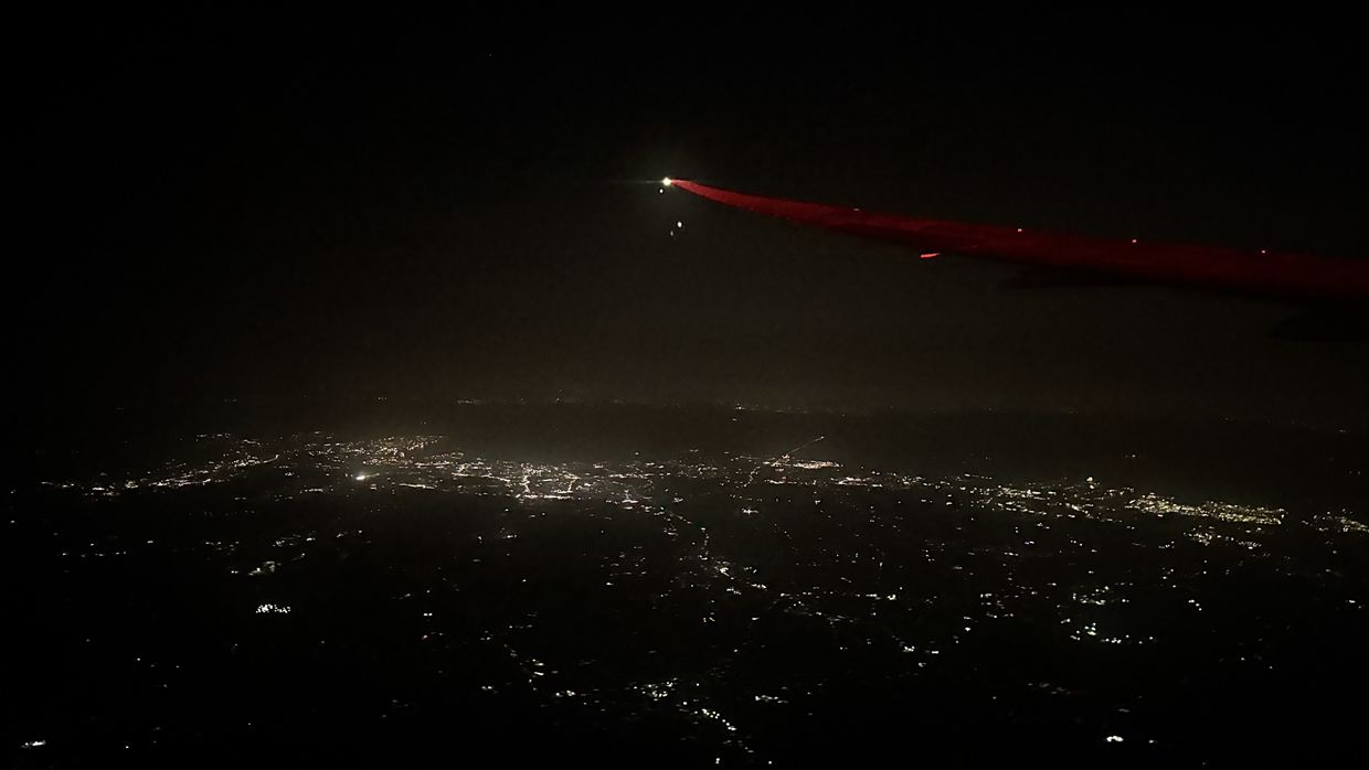 【フライトの様子】JAL26 香港～羽田 Apr25 B787-900型機 普通席