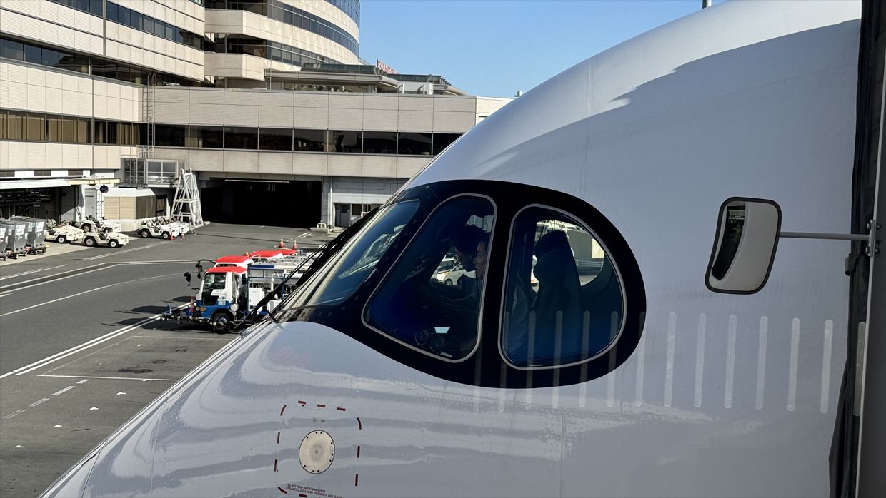 【フライトの様子】JAL921 羽田～那覇 Apr25 A350-900型機 ファーストクラス