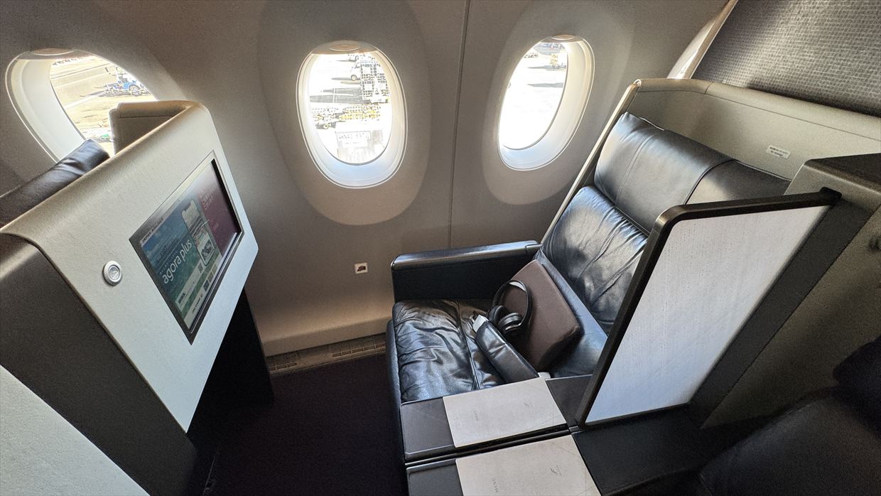 【フライトの様子】JAL921 羽田～那覇 Apr25 A350-900型機 ファーストクラス