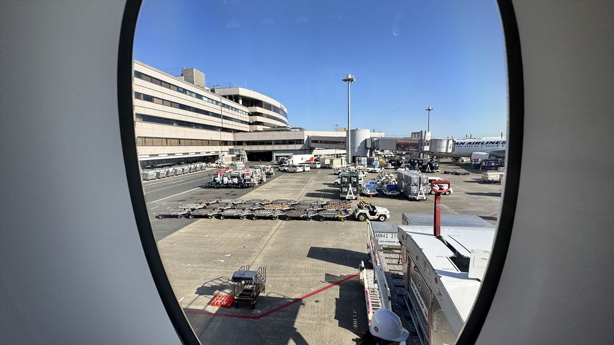 【フライトの様子】JAL921 羽田～那覇 Apr25 A350-900型機 ファーストクラス