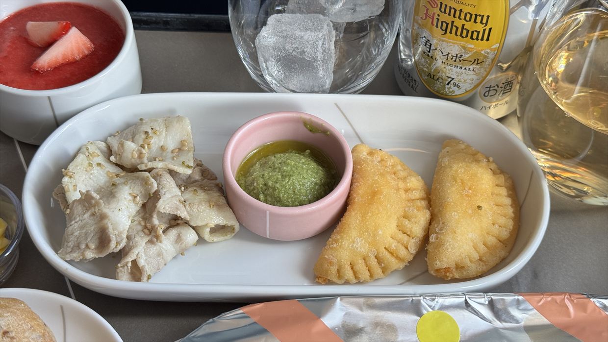 【機内食レポ】羽田～那覇 JAL921便 ファーストクラス　夕食 25年04月15日