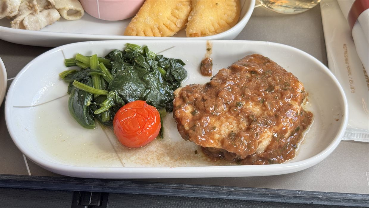 メカジキのソテー シナモン風味