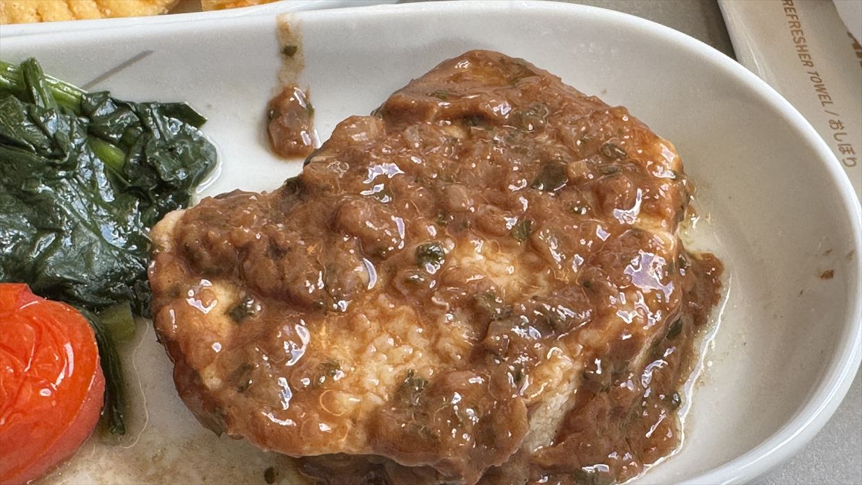 メカジキのソテー シナモン風味