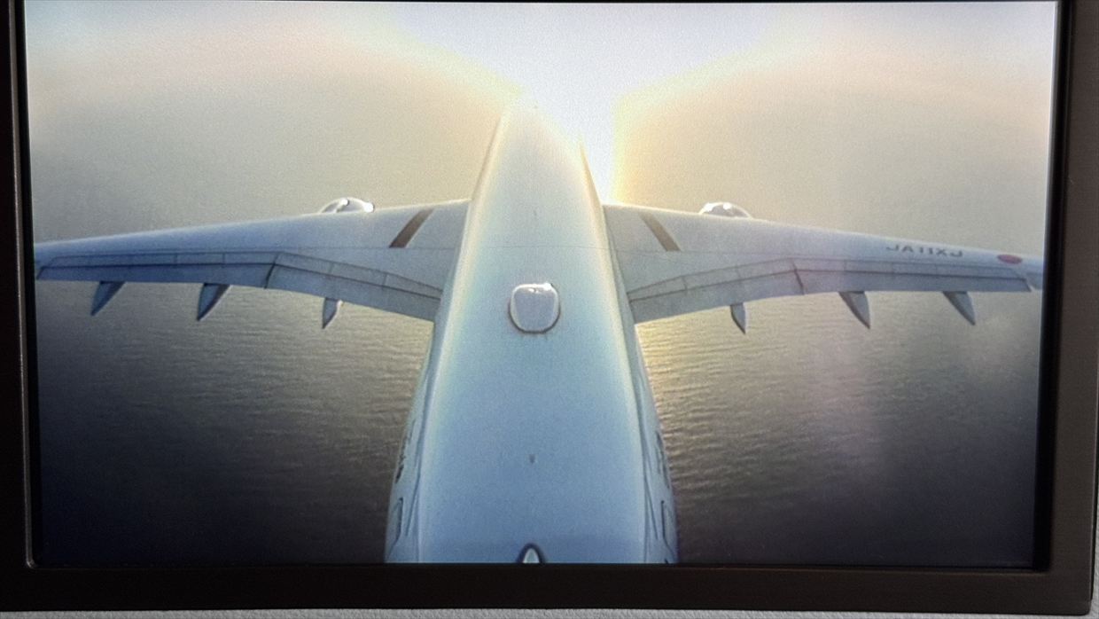 【フライトの様子】JAL921 羽田～那覇 Apr25 A350-900型機 ファーストクラス