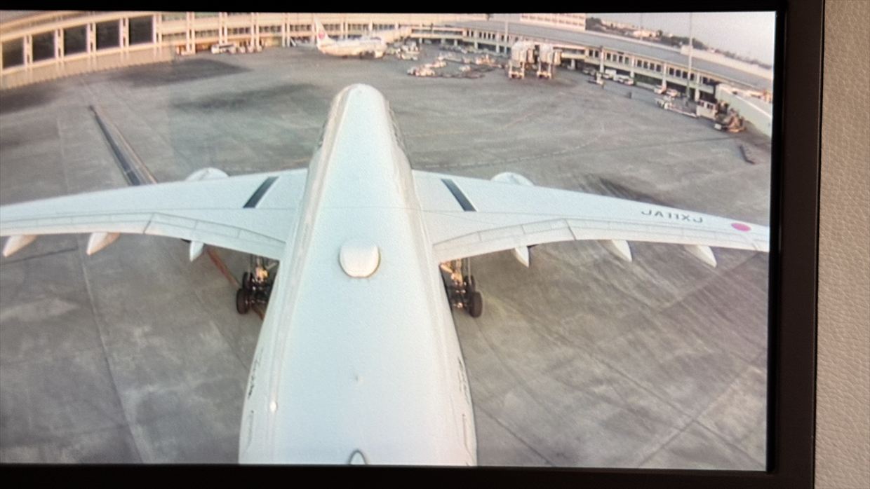 【フライトの様子】JAL921 羽田～那覇 Apr25 A350-900型機 ファーストクラス