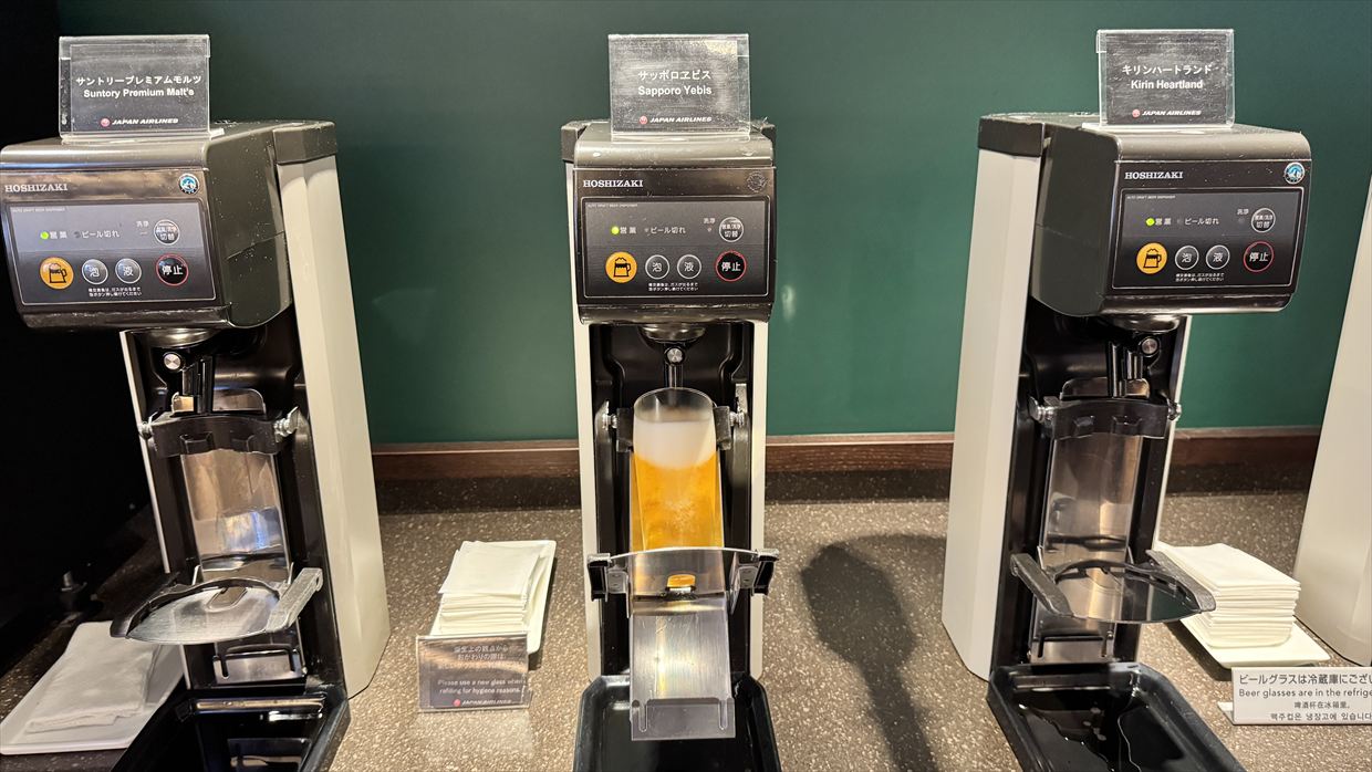 【ラウンジレポ】羽田空港 第1ターミナル JAL ダイヤモンド プレミアム ラウンジ18Apr25