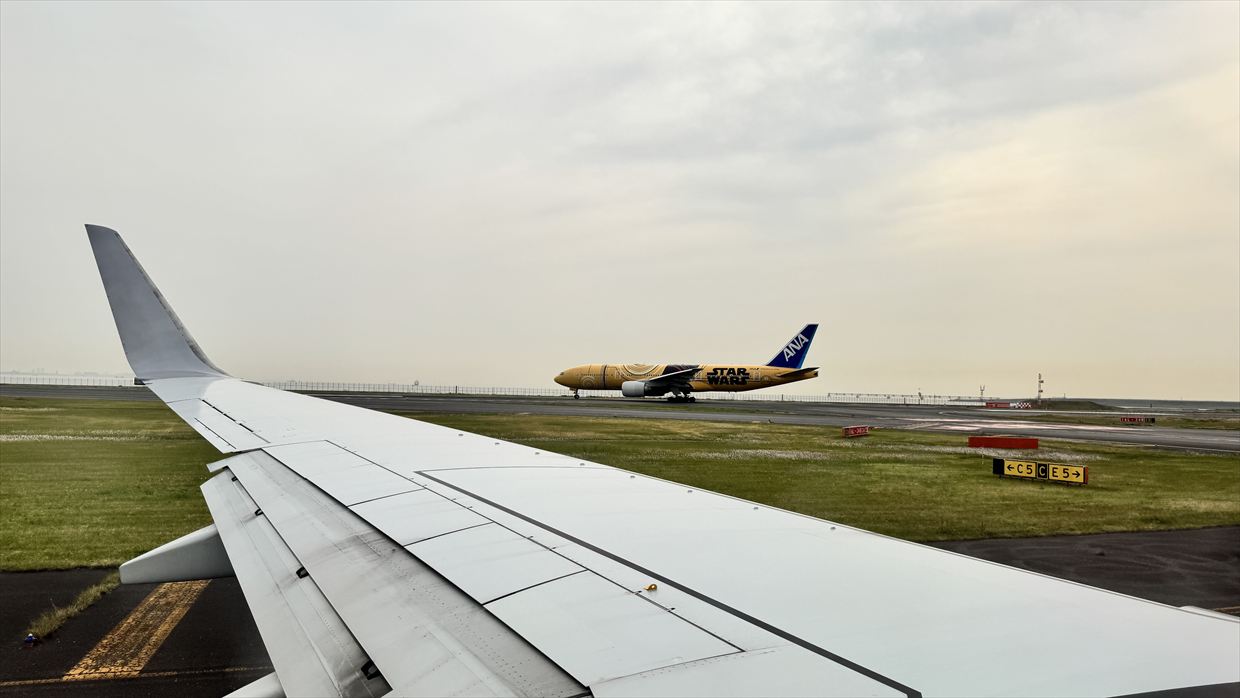 【フライトの様子】JAL201 羽田~中部 Apr25 B737-800型機 普通席