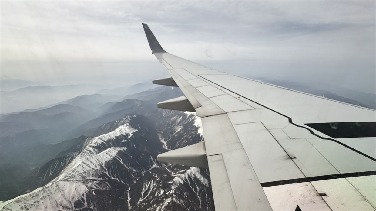 【フライトの様子】JAL201 羽田~中部 Apr25 B737-800型機 普通席