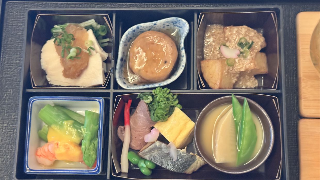 【機内食レポ】デリー~羽田 JAL30便 ビジネスクラス メインのお食事 25年05月