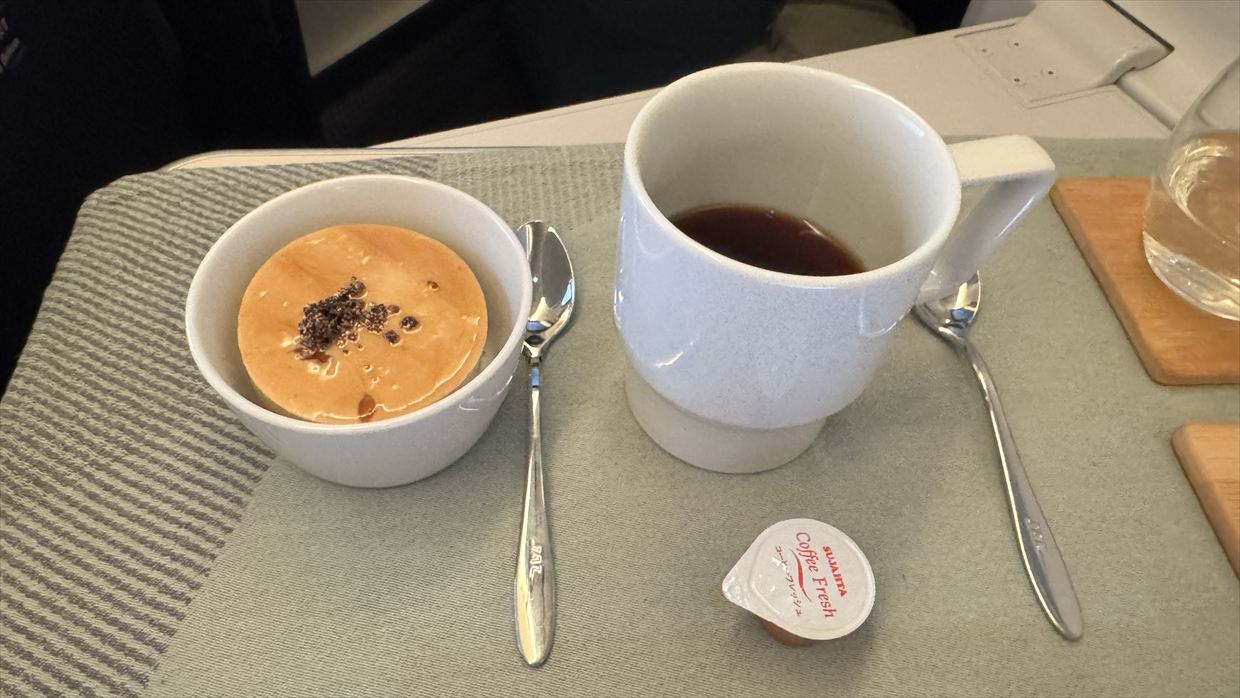 【機内食レポ】デリー~羽田 JAL30便 ビジネスクラス メインのお食事 25年05月