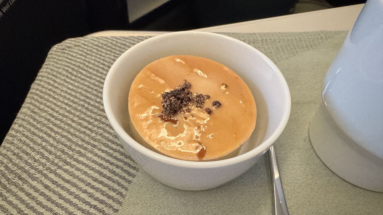 【機内食レポ】デリー~羽田 JAL30便 ビジネスクラス メインのお食事 25年05月