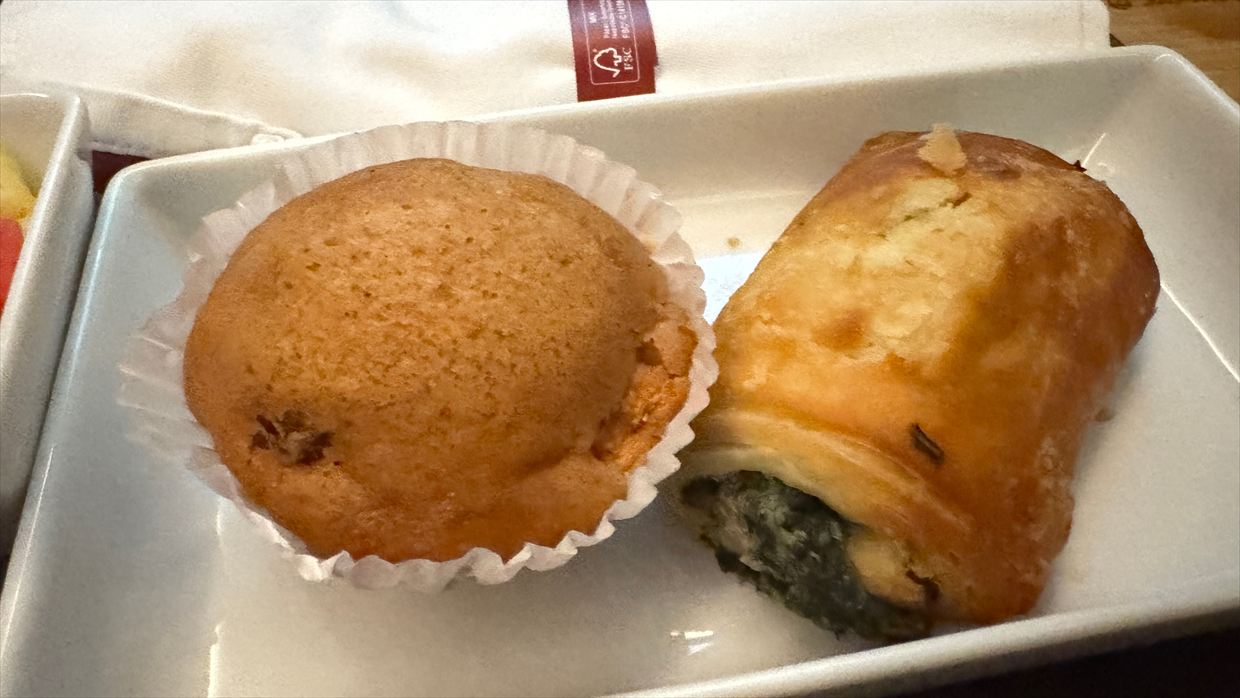 【機内食レポ】デリー～羽田 JAL30便 ビジネスクラス 到着前のお食事 25年05月