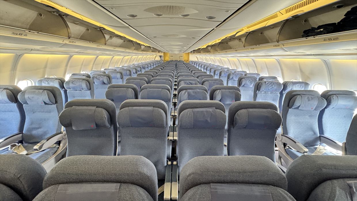 【フライトの様子】CA930 成田～上海浦東 Jun25 A330-300型機 エコノミークラス