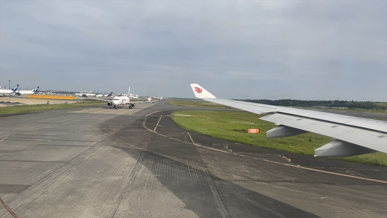 【フライトの様子】CA930 成田～上海浦東 Jun25 A330-300型機 エコノミークラス