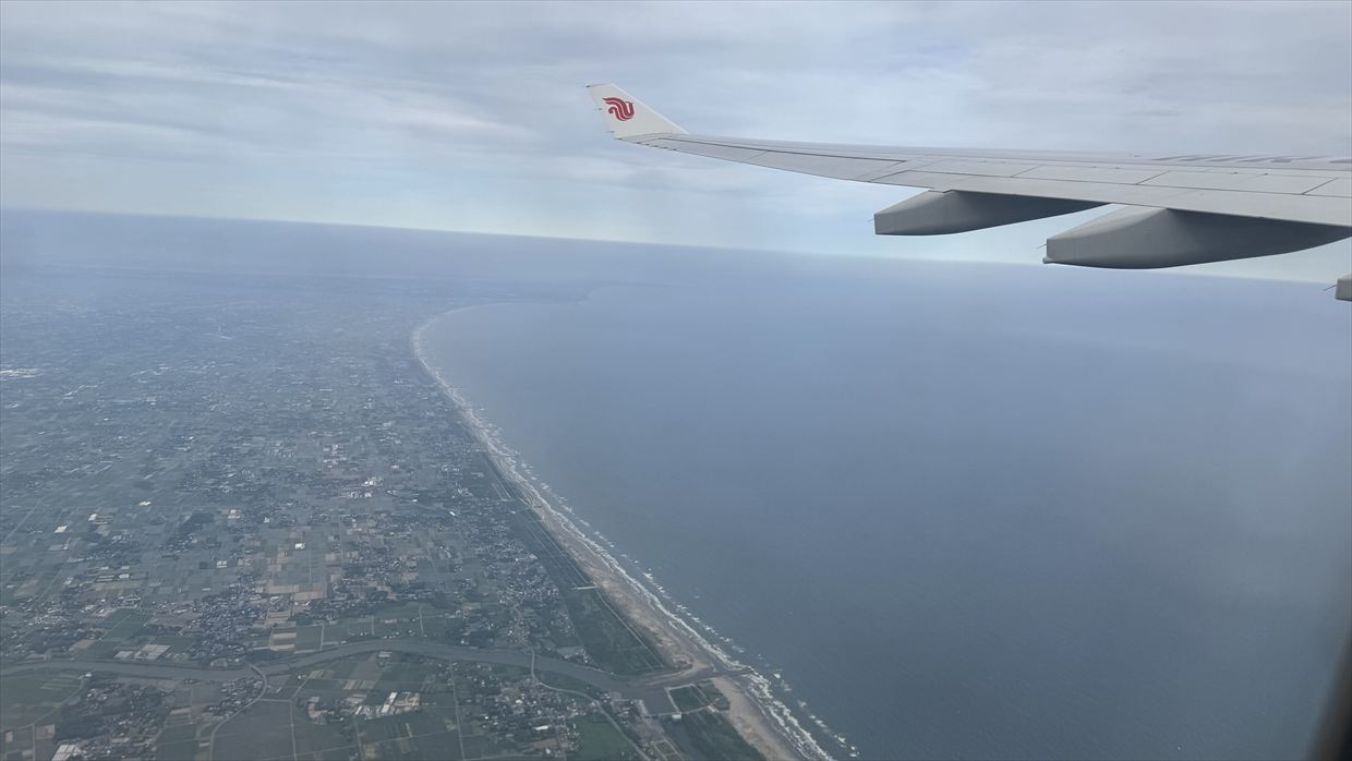 【フライトの様子】CA930 成田～上海浦東 Jun25 A330-300型機 エコノミークラス