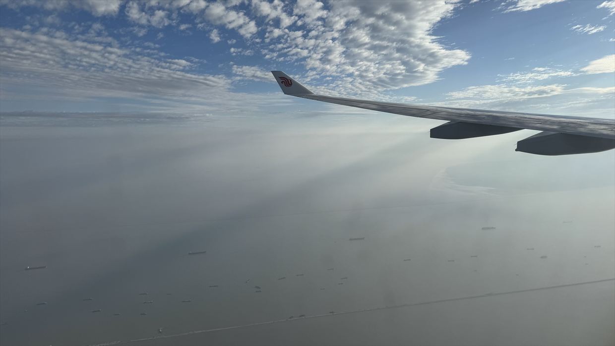 【フライトの様子】CA930 成田～上海浦東 Jun25 A330-300型機 エコノミークラス