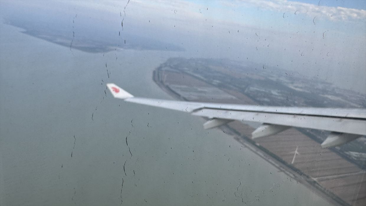 【フライトの様子】CA930 成田～上海浦東 Jun25 A330-300型機 エコノミークラス