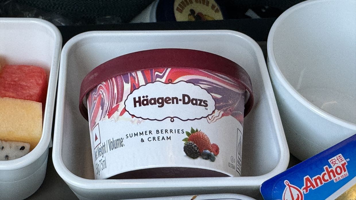 【機内食レポ】上海～香港 CX319便 エコノミークラス 25年06月