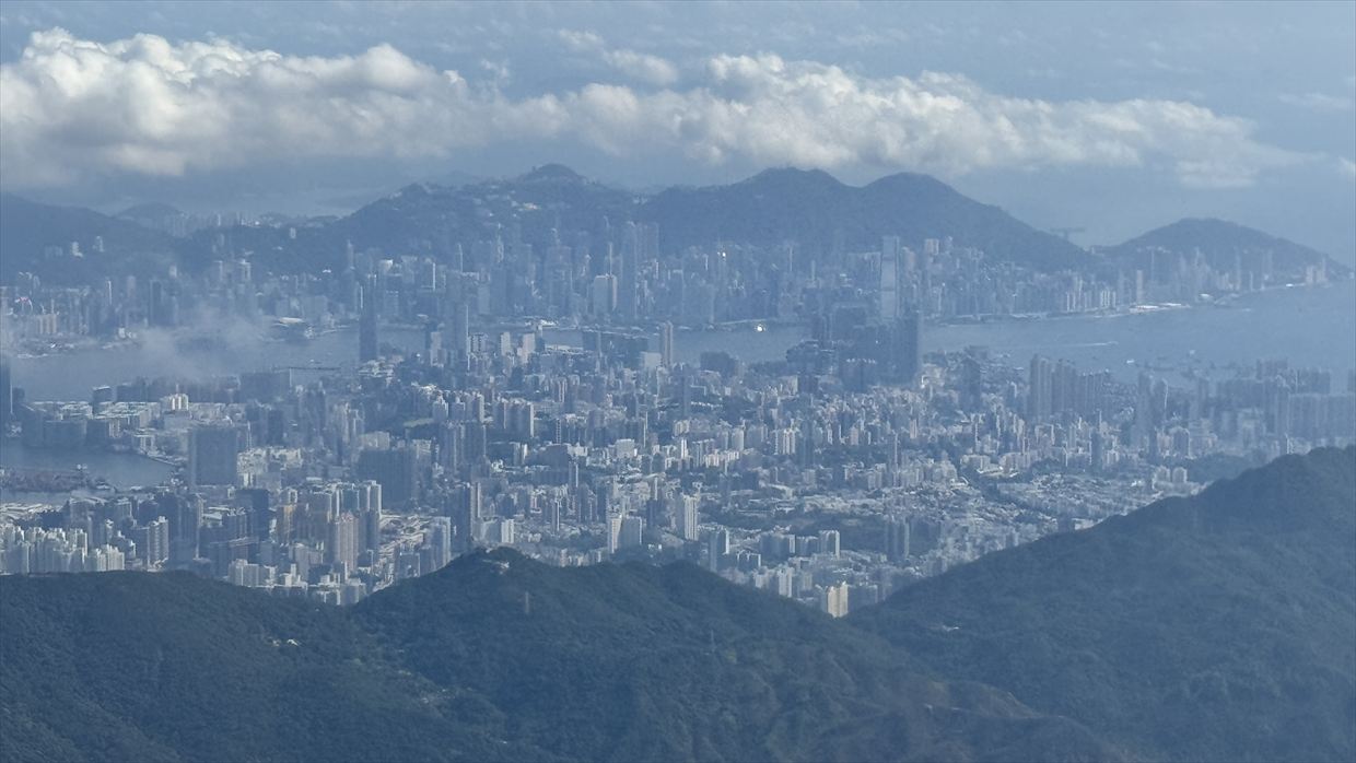 【フライトの様子】CA319 上海浦東～香港 Jun25 A350-900型機 エコノミークラス