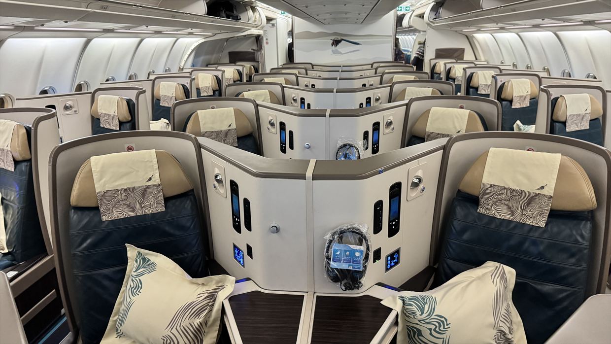 【フライトの様子】UL553 コロンボ～フランクフルト Jul25 A330-300型機 ビジネスクラス