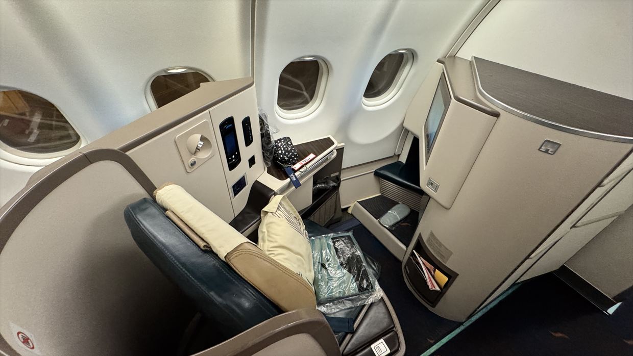 【フライトの様子】UL553 コロンボ～フランクフルト Jul25 A330-300型機 ビジネスクラス