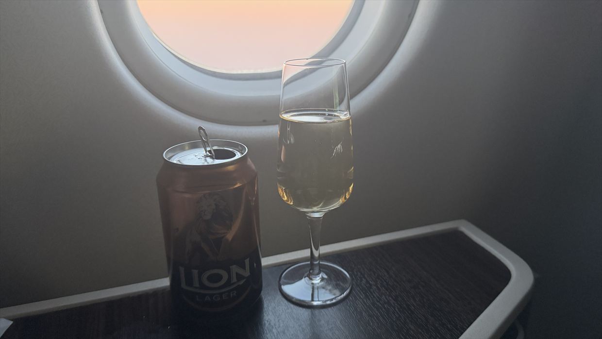 【フライトの様子】UL553 コロンボ～フランクフルト Jul25 A330-300型機 ビジネスクラス