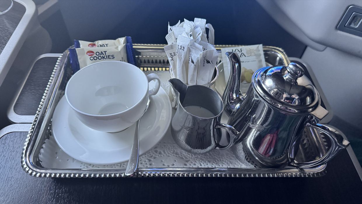 【フライトの様子】UL553 コロンボ～フランクフルト Jul25 A330-300型機 ビジネスクラス