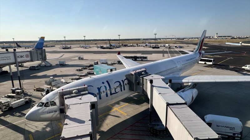 【フライトの様子】UL553 コロンボ～フランクフルト Jul25 A330-300型機 ビジネスクラス