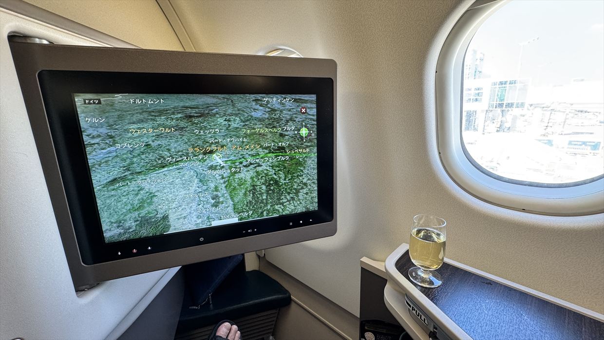 【フライトの様子】UL554 フランクフルト~コロンボ Jul25 A330-300型機 ビジネスクラス