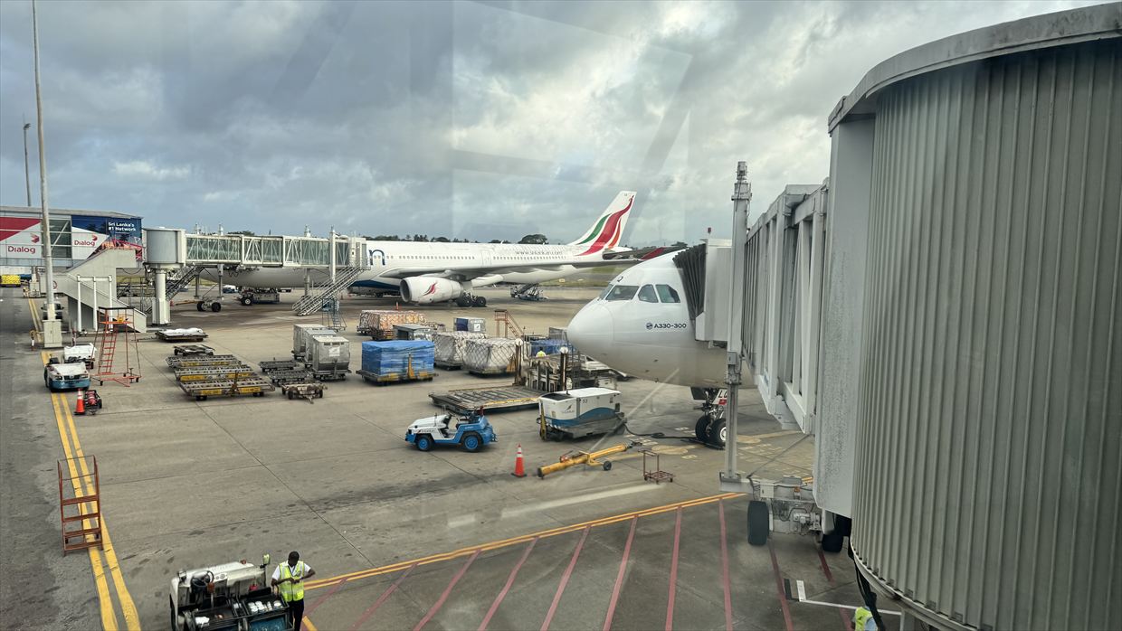 【フライトの様子】UL554 フランクフルト~コロンボ Jul25 A330-300型機 ビジネスクラス