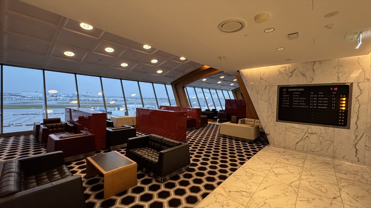 【ラウンジレポ】シドニー空港 カンタス航空 ファーストクラスラウンジ 25年9月