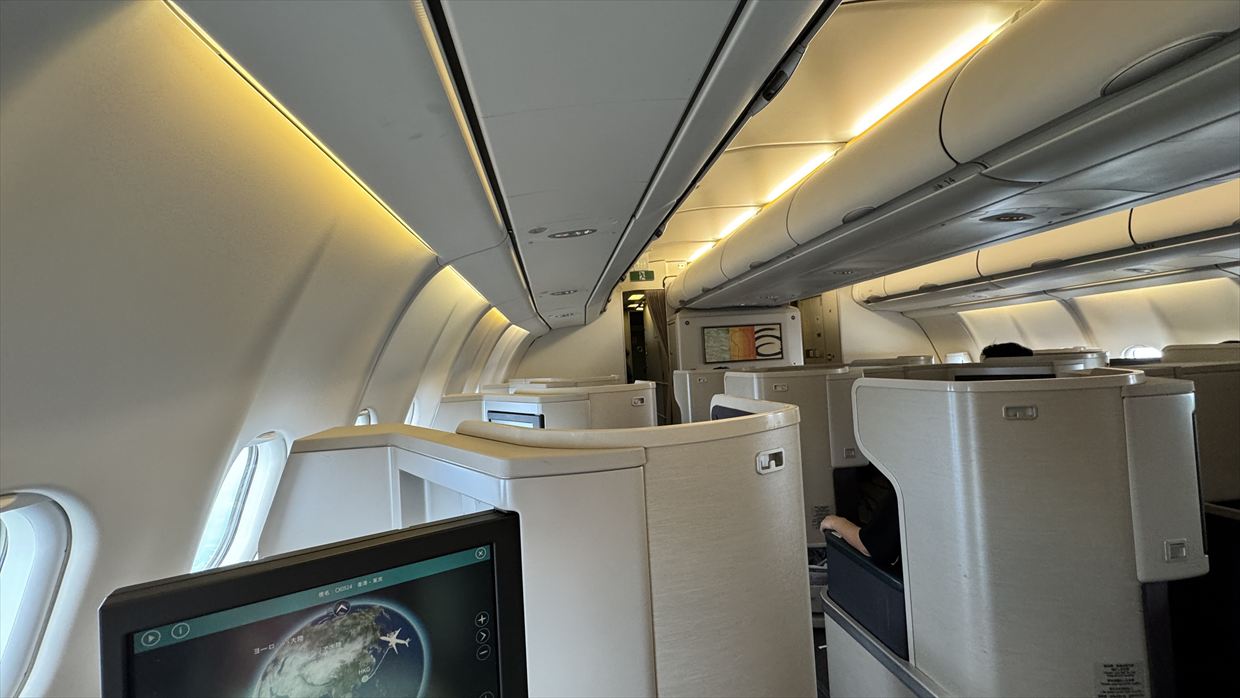 【機内食＆フライトレポ】香港～成田 CX524便 ビジネスクラス 25年09月