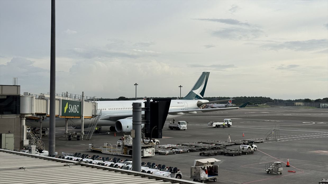 【機内食＆フライトレポ】香港～成田 CX524便 ビジネスクラス 25年09月