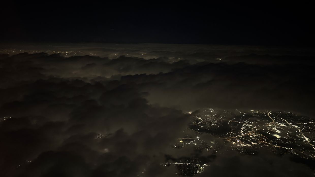 あ【フライトの様子】JL51 羽田～シドニー Nov25 B777-300ER ビジネスクラス・Sky Suiteあ