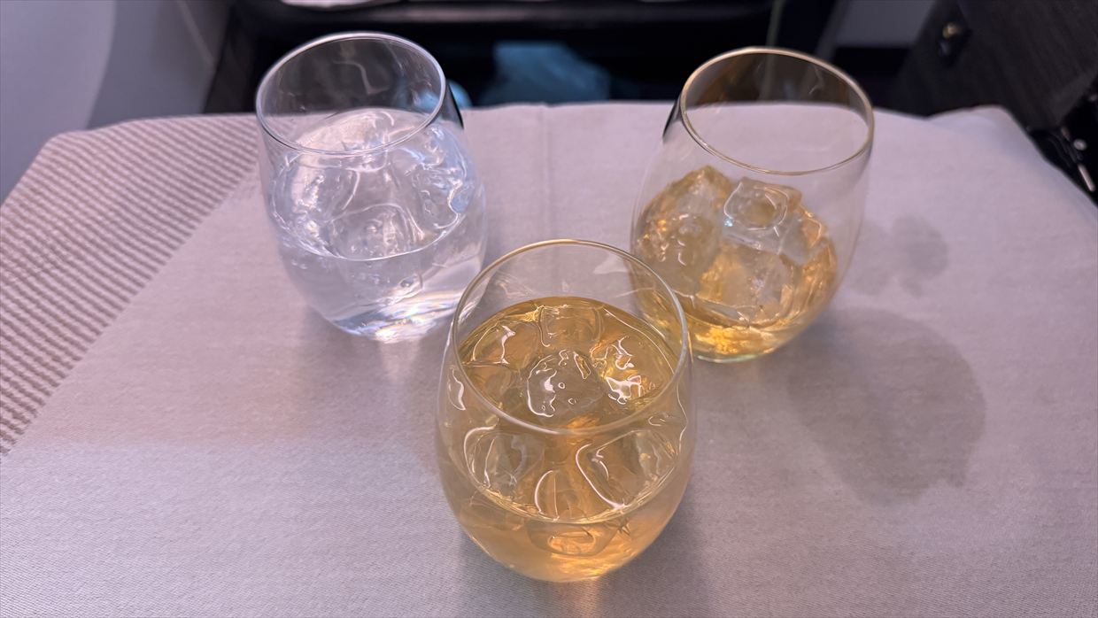 【機内食レポ】JL51 羽田～シドニー ビジネスクラス 25年11月 離陸後のメイン