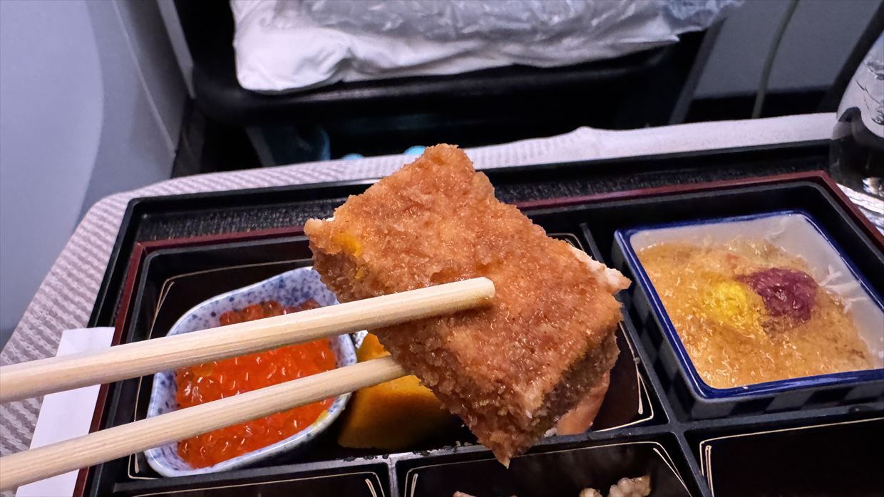 【機内食レポ】JL51 羽田～シドニー ビジネスクラス 25年11月 離陸後のメイン