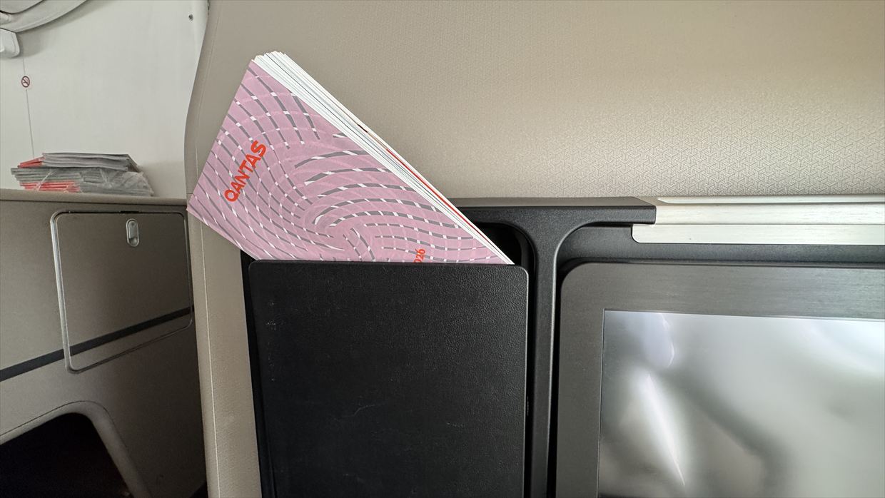 【フライトの様子】QF33 シドニー~パース Nov25 B787-900 ビジネスクラス