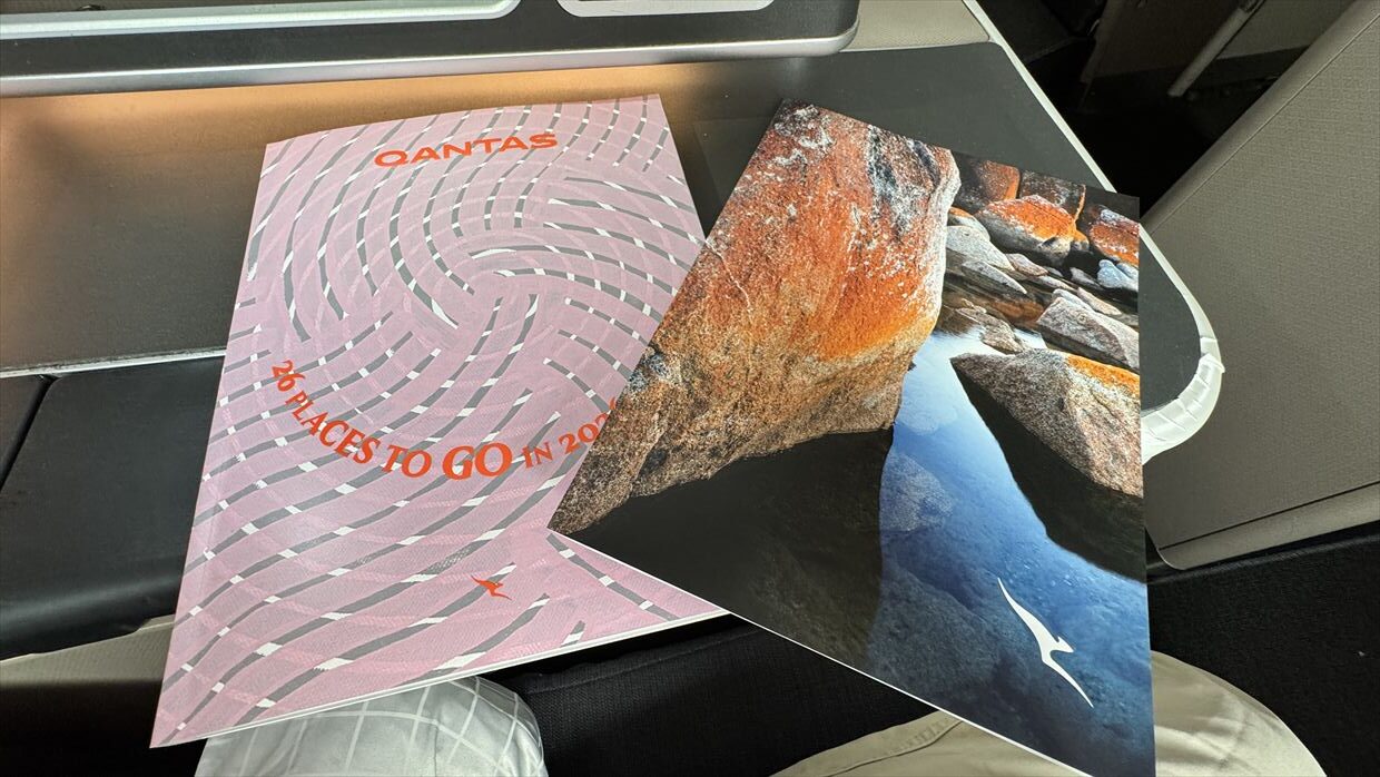 【フライトの様子】QF33 シドニー~パース Nov25 B787-900 ビジネスクラス
