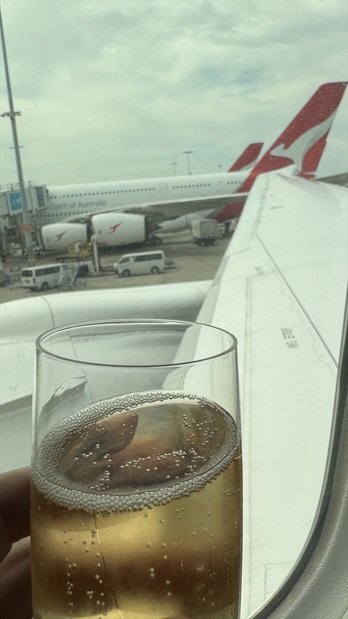 【フライトの様子】QF33 シドニー~パース Nov25 B787-900 ビジネスクラス