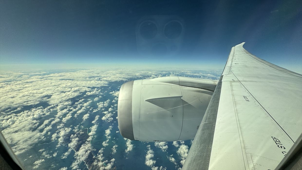 【フライトの様子】QF33 シドニー~パース Nov25 B787-900 ビジネスクラス